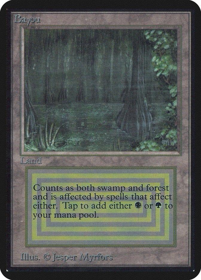 Magic: The Gathering MTG Single Bayou [Limited Edition Alpha]