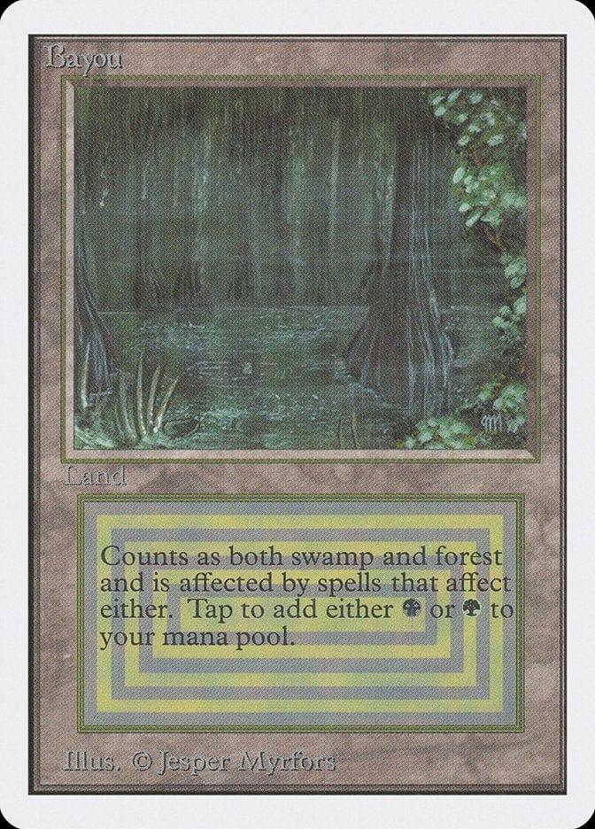 Magic: The Gathering MTG Single Bayou [Unlimited Edition]