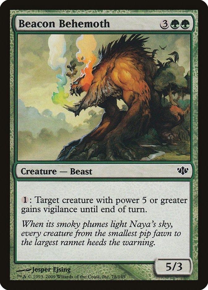 Magic: The Gathering MTG Single Beacon Behemoth [Conflux]