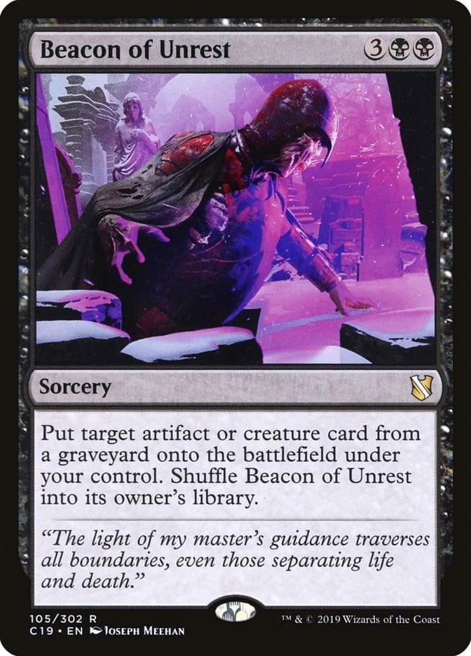 Magic: The Gathering MTG Single Beacon of Unrest [Commander 2019]