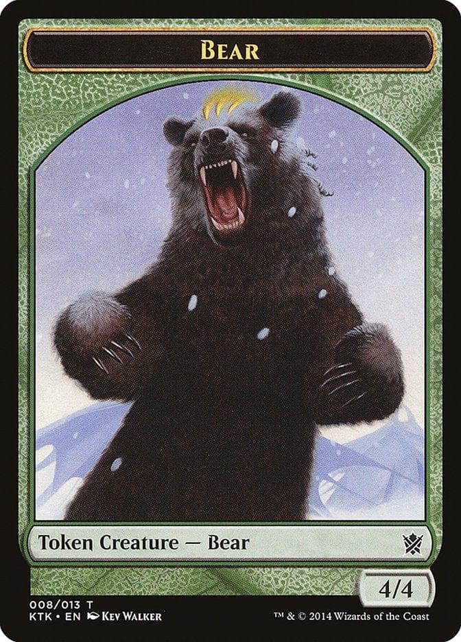 Magic: The Gathering MTG Single Bear [Khans of Tarkir Tokens]