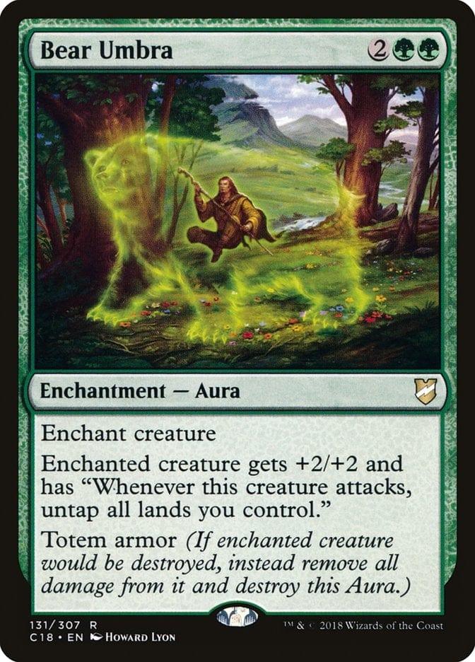 Magic: The Gathering MTG Single Bear Umbra [Commander 2018]