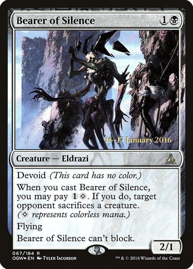 Magic: The Gathering MTG Single Bearer of Silence [Oath of the Gatewatch Prerelease Promos]