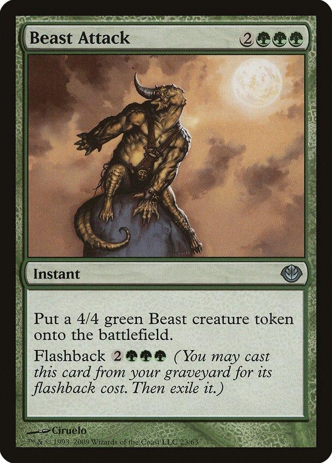 Magic: The Gathering MTG Single Beast Attack [Duel Decks: Garruk vs. Liliana]