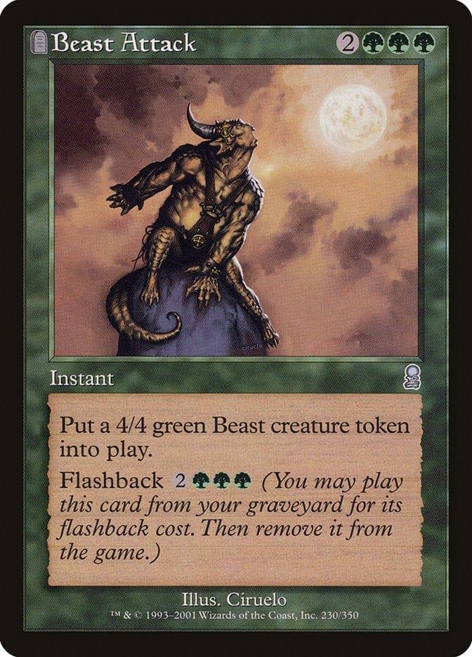 Magic: The Gathering MTG Single Beast Attack [Odyssey]