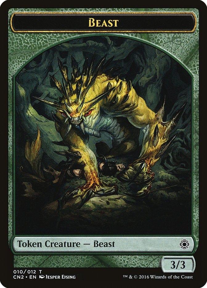 Magic: The Gathering MTG Single Beast [Conspiracy: Take the Crown Tokens]
