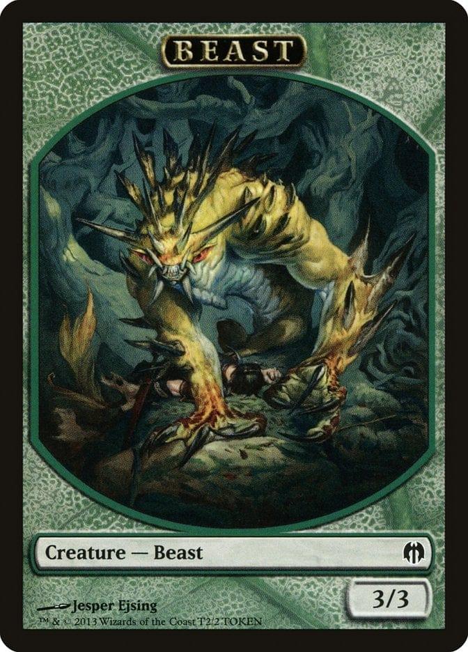 Magic: The Gathering MTG Single Beast [Duel Decks: Heroes vs. Monsters Tokens]