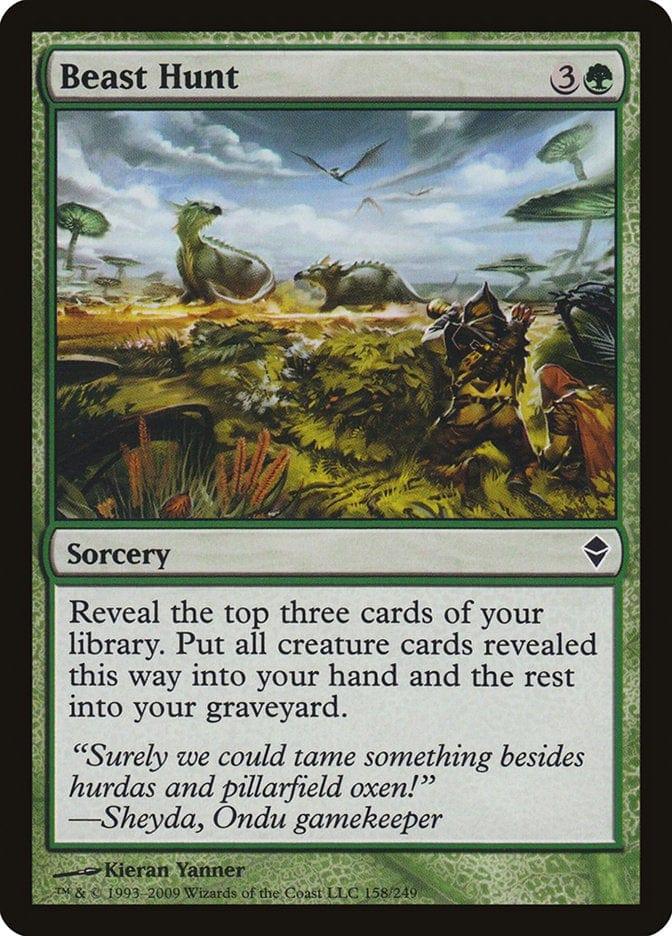 Magic: The Gathering MTG Single Beast Hunt [Zendikar]