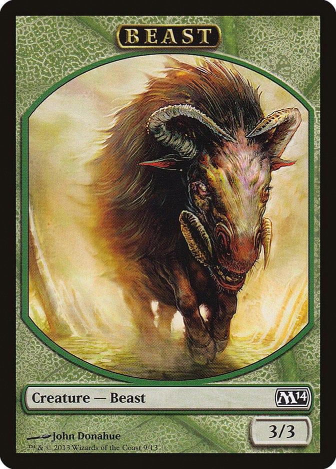 Magic: The Gathering MTG Single Beast [Magic 2014 Tokens]