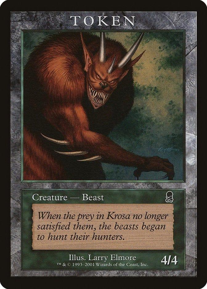 Magic: The Gathering MTG Single Beast [Magic Player Rewards 2001]
