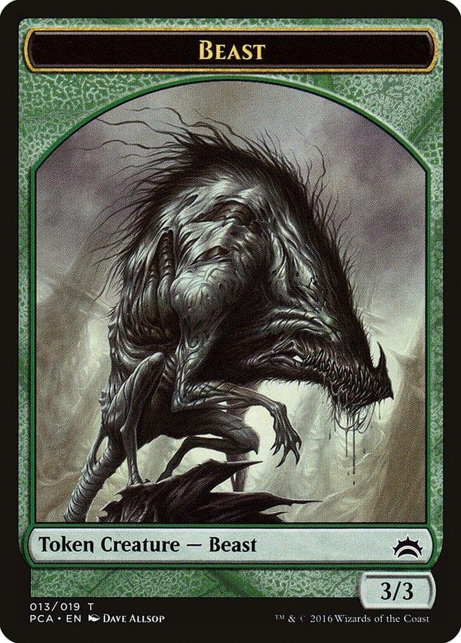 Magic: The Gathering MTG Single Beast [Planechase Anthology Tokens]