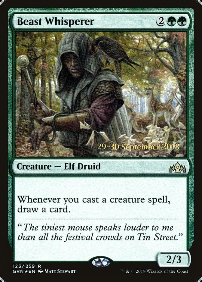 Magic: The Gathering MTG Single Beast Whisperer  [Guilds of Ravnica Prerelease Promos]