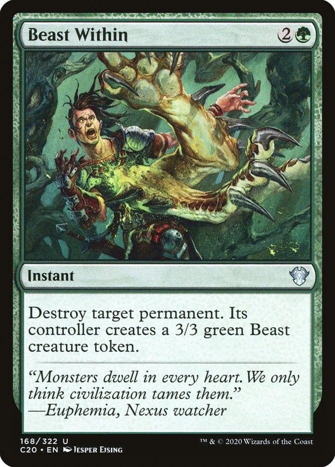 Magic: The Gathering MTG Single Beast Within [Commander 2020]