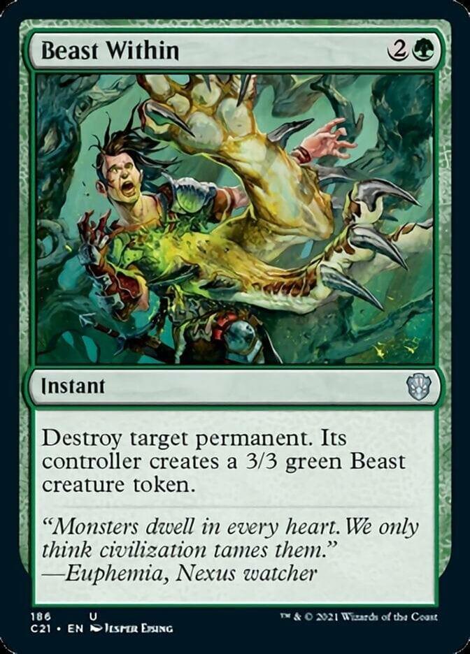 Magic: The Gathering MTG Single Beast Within [Commander 2021]