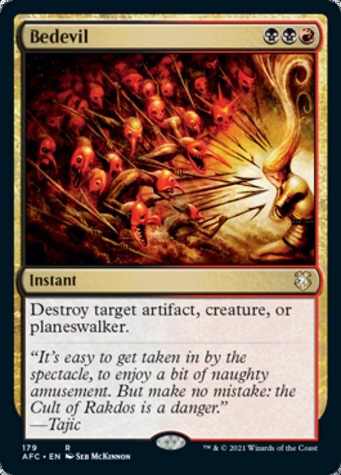 Magic: The Gathering MTG Single Bedevil [Dungeons & Dragons: Adventures in the Forgotten Realms Commander]