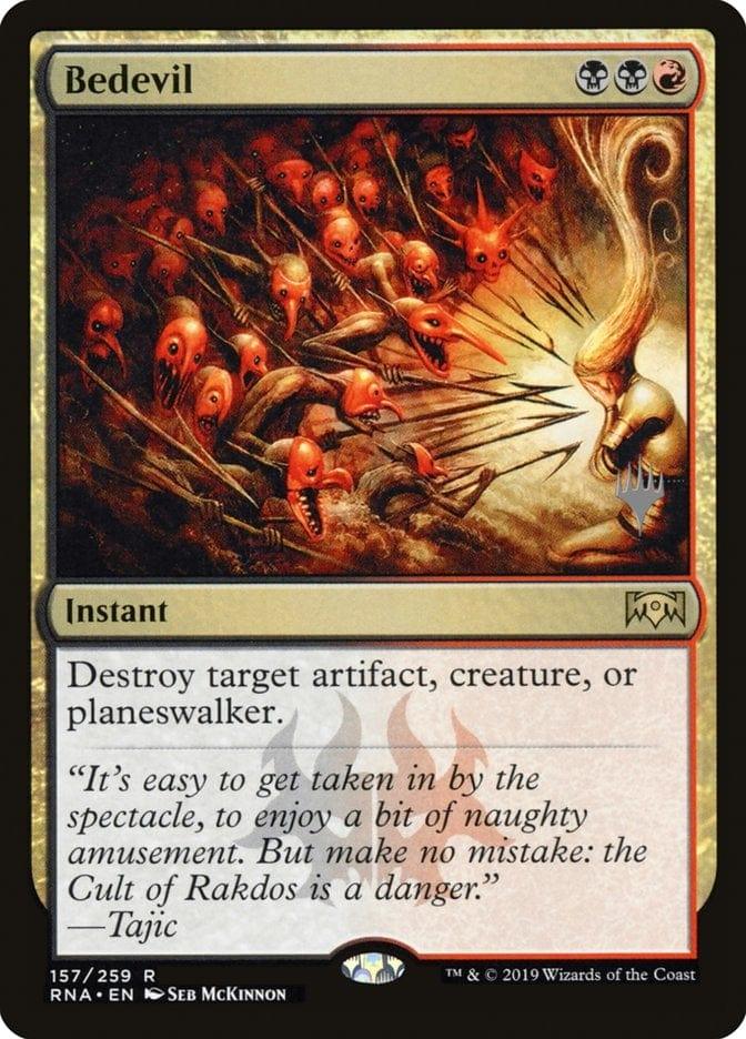Magic: The Gathering MTG Single Bedevil (Promo Pack) [Ravnica Allegiance Promos]