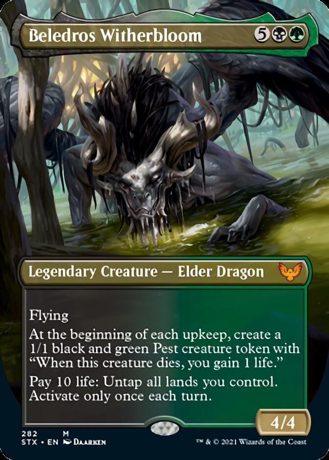 Magic: The Gathering MTG Single Beledros Witherbloom (Extended) [Strixhaven: School of Mages]