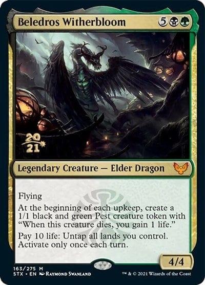 Magic: The Gathering MTG Single Beledros Witherbloom [Strixhaven: School of Mages Prerelease Promos]