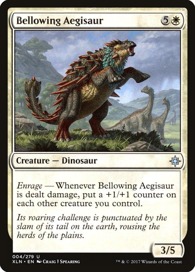 Magic: The Gathering MTG Single Bellowing Aegisaur [Ixalan]