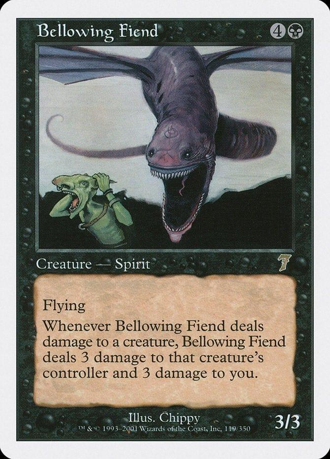 Magic: The Gathering MTG Single Bellowing Fiend [Seventh Edition]