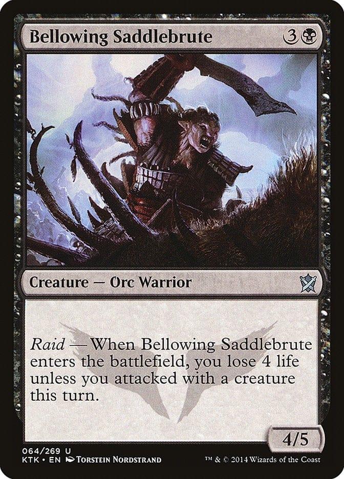 Magic: The Gathering MTG Single Bellowing Saddlebrute [Khans of Tarkir]