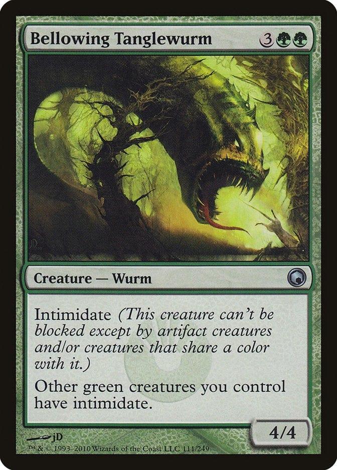 Magic: The Gathering MTG Single Bellowing Tanglewurm [Scars of Mirrodin]