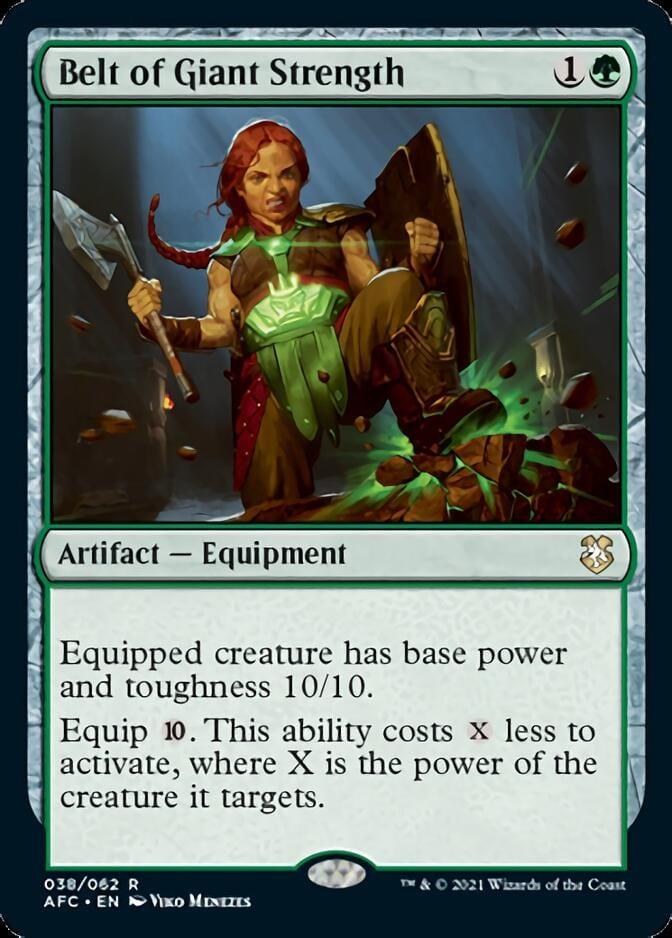 Magic: The Gathering MTG Single Belt of Giant Strength [Dungeons & Dragons: Adventures in the Forgotten Realms Commander]