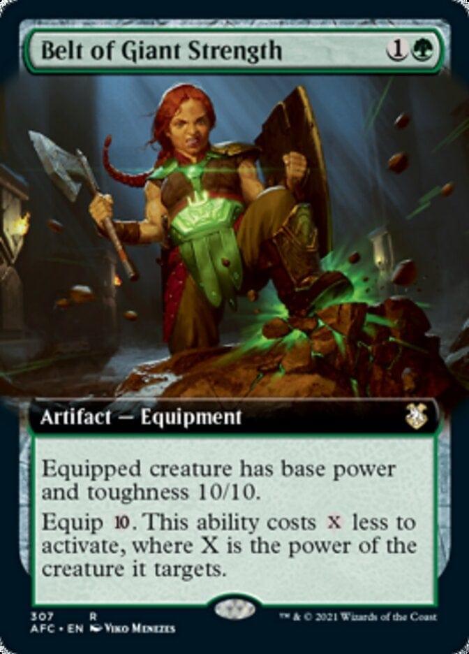 Magic: The Gathering MTG Single Belt of Giant Strength (Extended) [Dungeons & Dragons: Adventures in the Forgotten Realms Commander]