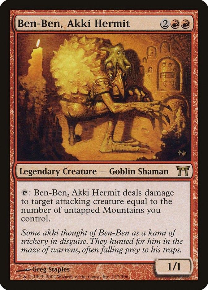 Magic: The Gathering MTG Single Ben-Ben, Akki Hermit [Champions of Kamigawa]