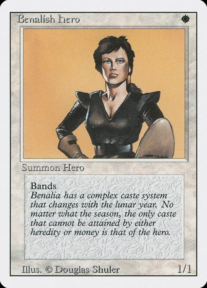 Magic: The Gathering MTG Single Benalish Hero [Revised Edition]