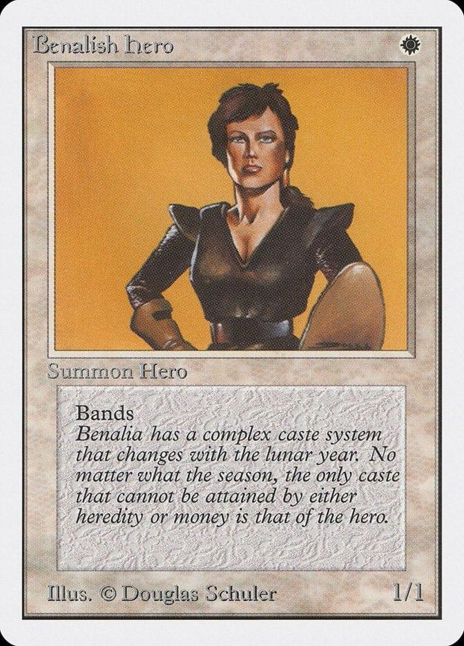 Magic: The Gathering MTG Single Benalish Hero [Unlimited Edition]