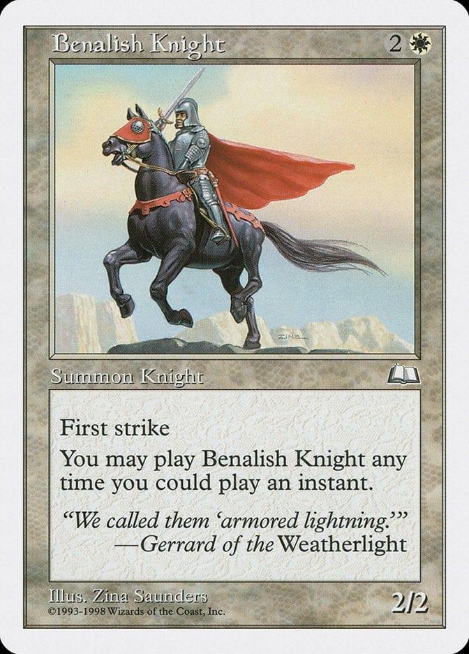 Magic: The Gathering MTG Single Benalish Knight [Anthologies]