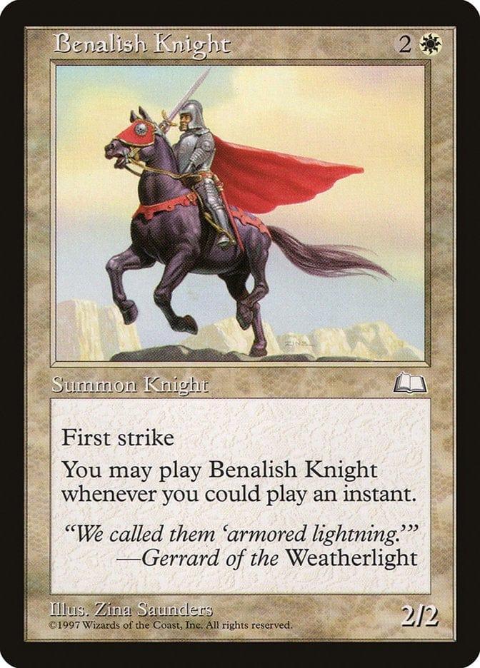 Magic: The Gathering MTG Single Benalish Knight [Weatherlight]