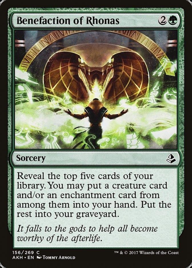 Magic: The Gathering MTG Single Benefaction of Rhonas [Amonkhet]