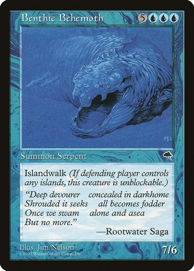 Magic: The Gathering MTG Single Benthic Behemoth [Tempest]
