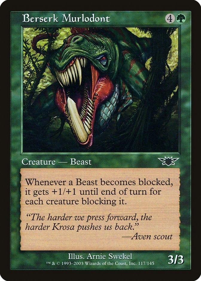 Magic: The Gathering MTG Single Berserk Murlodont [Legions]