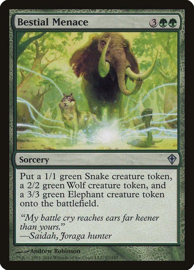 Magic: The Gathering MTG Single Bestial Menace [Worldwake]