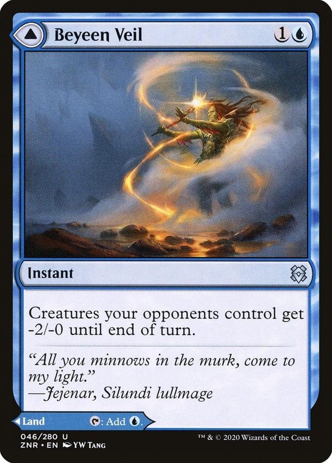 Magic: The Gathering MTG Single Beyeen Veil // Beyeen Coast [Zendikar Rising]