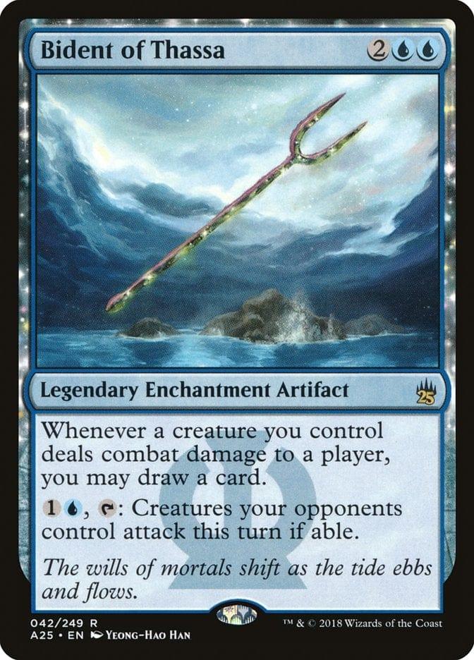 Magic: The Gathering MTG Single Bident of Thassa [Masters 25]