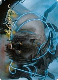 Magic: The Gathering MTG Single Bind the Monster Art Card (Gold-Stamped Signature) [Kaldheim: Art Series]