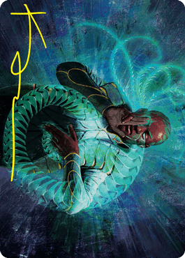 Magic: The Gathering MTG Single Biomathematician Art Card (Gold-Stamped Signature) [Strixhaven: School of Mages Art Series]