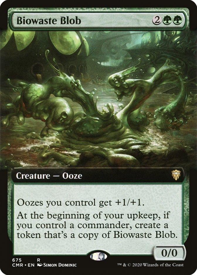Magic: The Gathering MTG Single Biowaste Blob (Extended) [Commander Legends Extended]