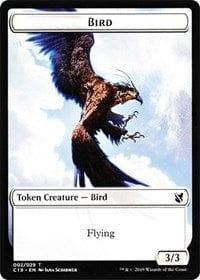 Magic: The Gathering MTG Single Bird (002) // Sculpture Double-sided Token [Commander 2019]