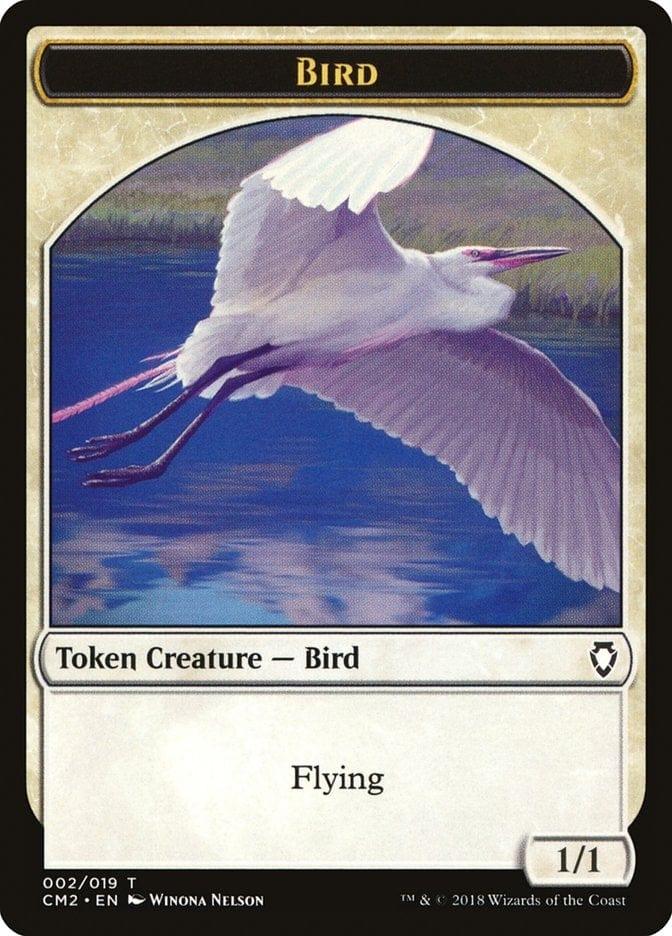 Magic: The Gathering MTG Single Bird [Commander Anthology Volume II Tokens]