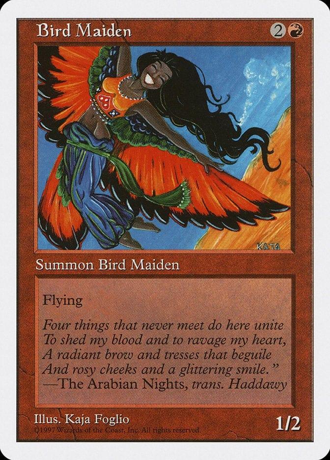 Magic: The Gathering MTG Single Bird Maiden [Fifth Edition]