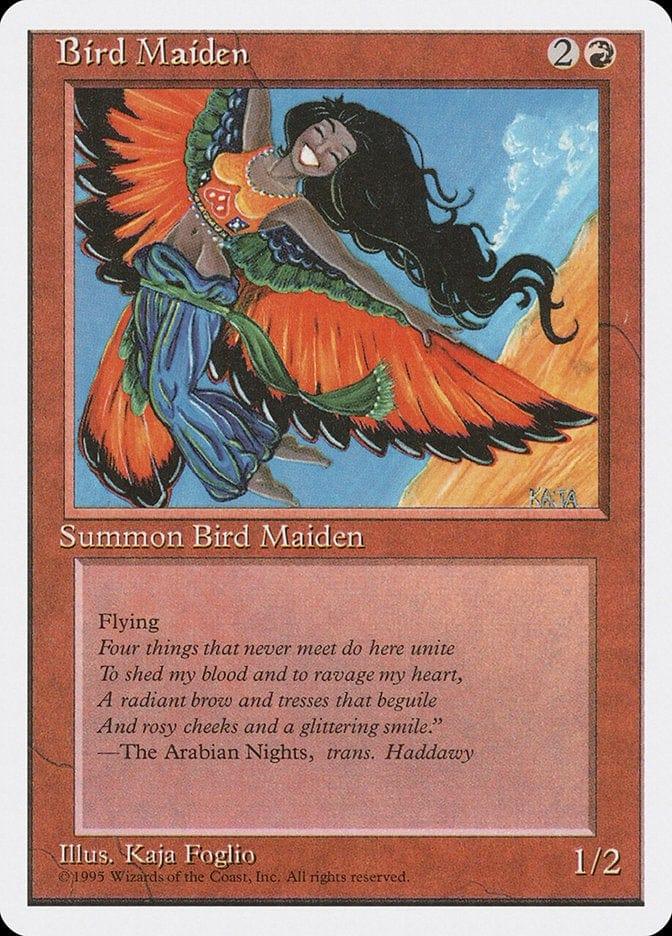 Magic: The Gathering MTG Single Bird Maiden [Fourth Edition]