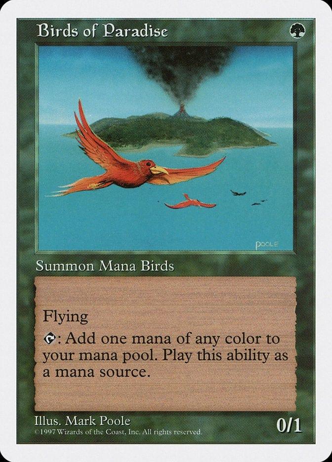 Magic: The Gathering MTG Single Birds of Paradise [Fifth Edition]