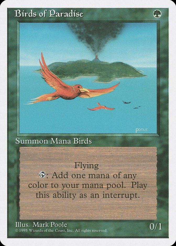 Magic: The Gathering MTG Single Birds of Paradise [Fourth Edition]