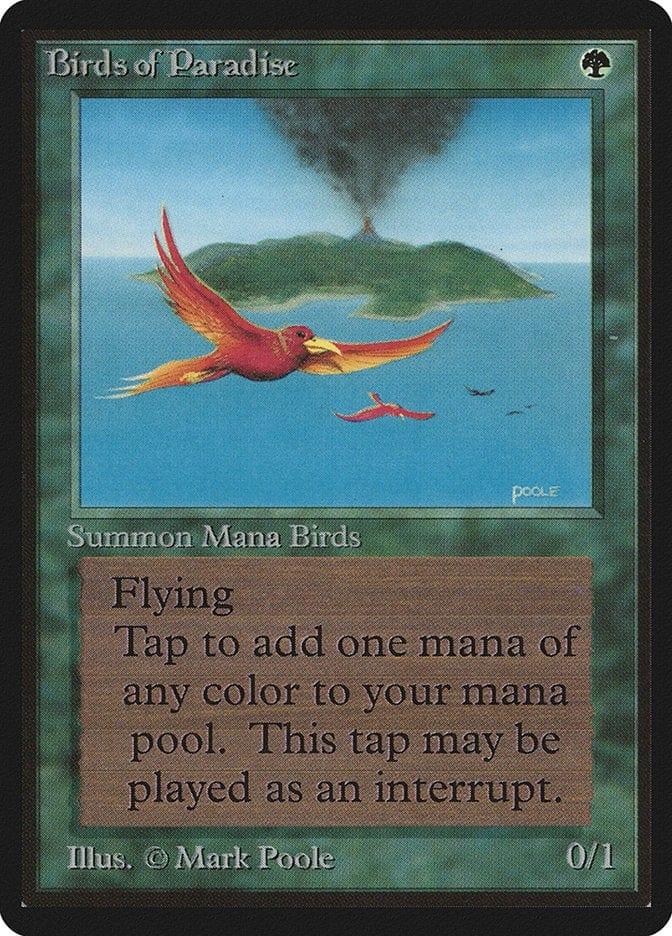 Magic: The Gathering MTG Single Birds of Paradise [Limited Edition Beta]