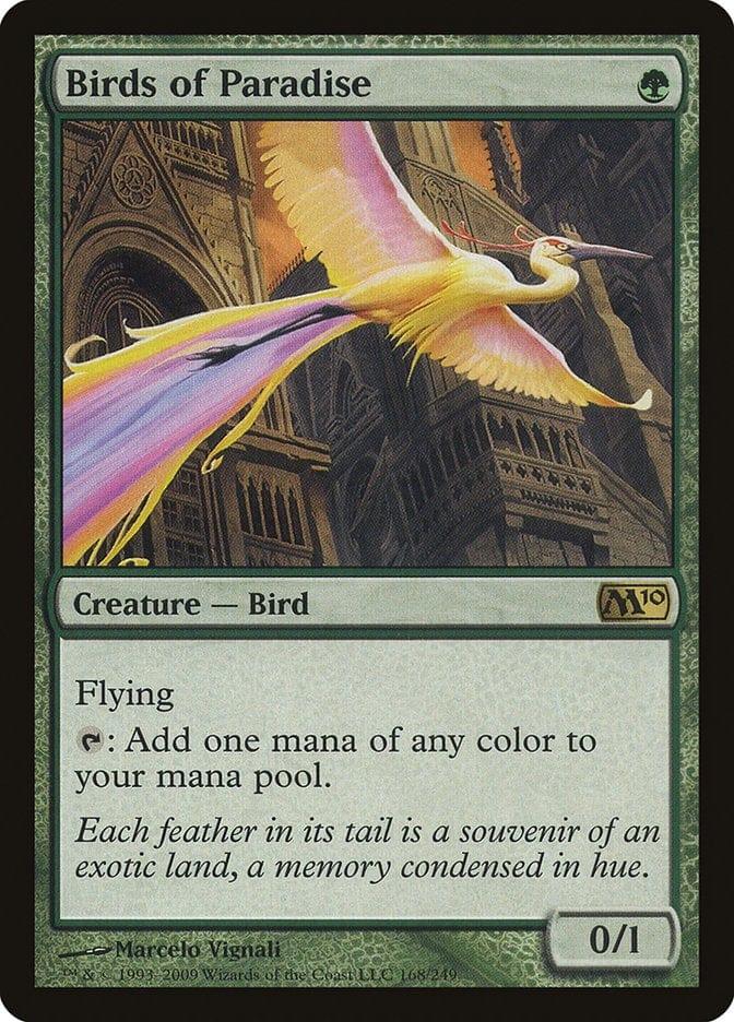 Magic: The Gathering MTG Single Birds of Paradise [Magic 2010]
